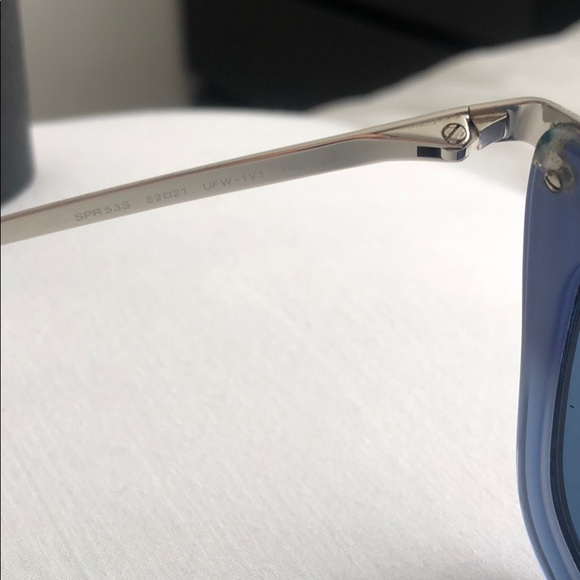 Prada Absolute Aviator Blue Sunglasses - Picture 4 of 11